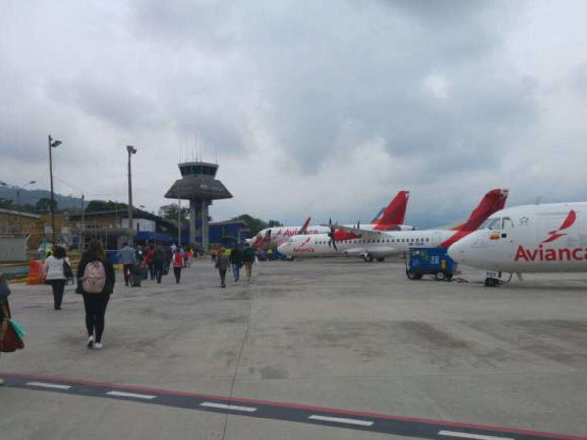 Más de una docena de vuelos alterados por el cierre del Aeropuerto de Pereira