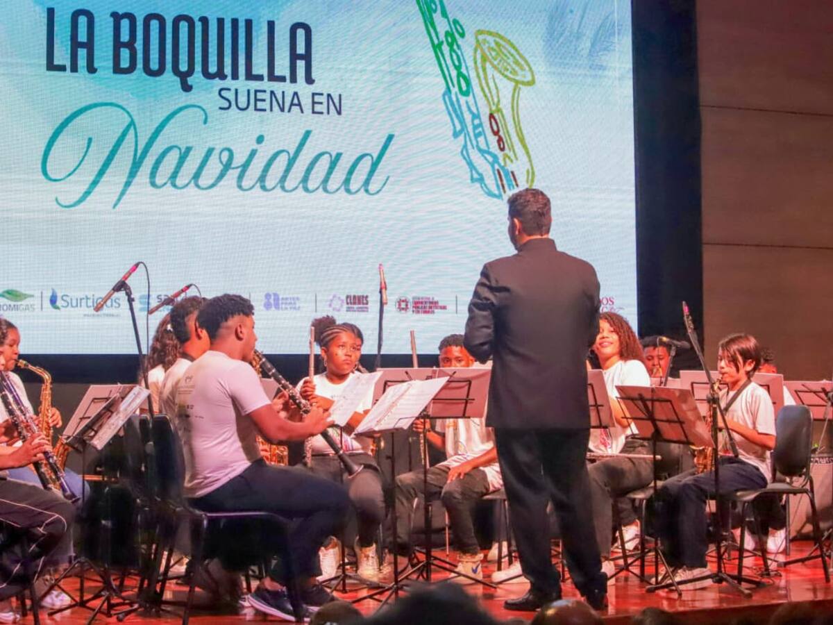 Melodías de esperanza: 46 jóvenes de La Boquilla brillan en concierto de Navidad