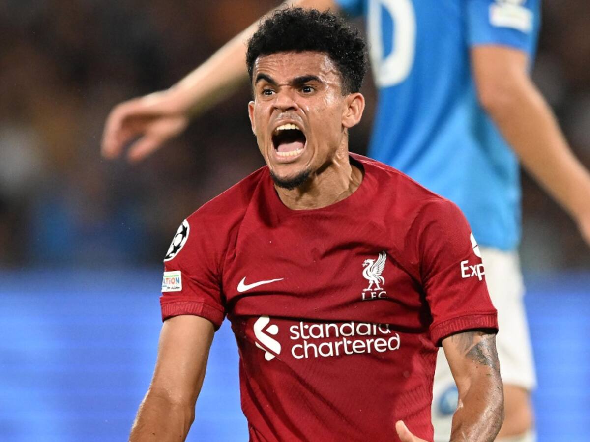 Luis Díaz marcó un golazo, pero Liverpool fue goleado por el Napoli