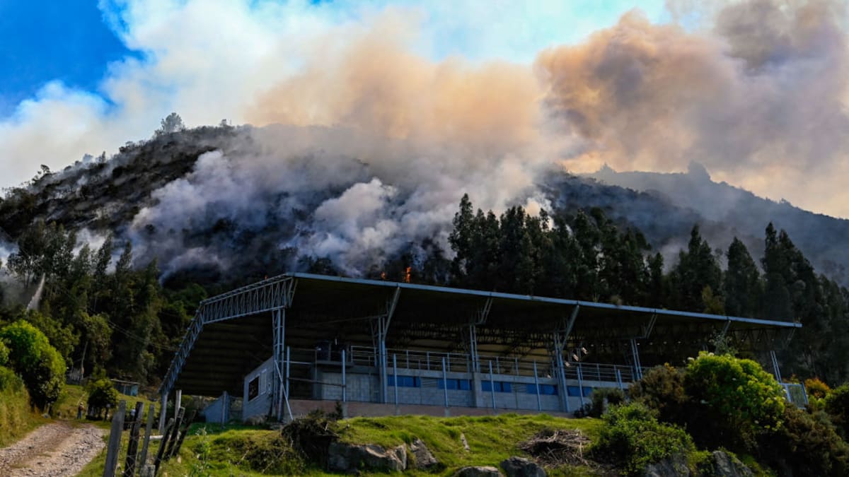 Incendio forestal deja más de 177 hectáreas afectadas en Nemocón, en Cundinamarca