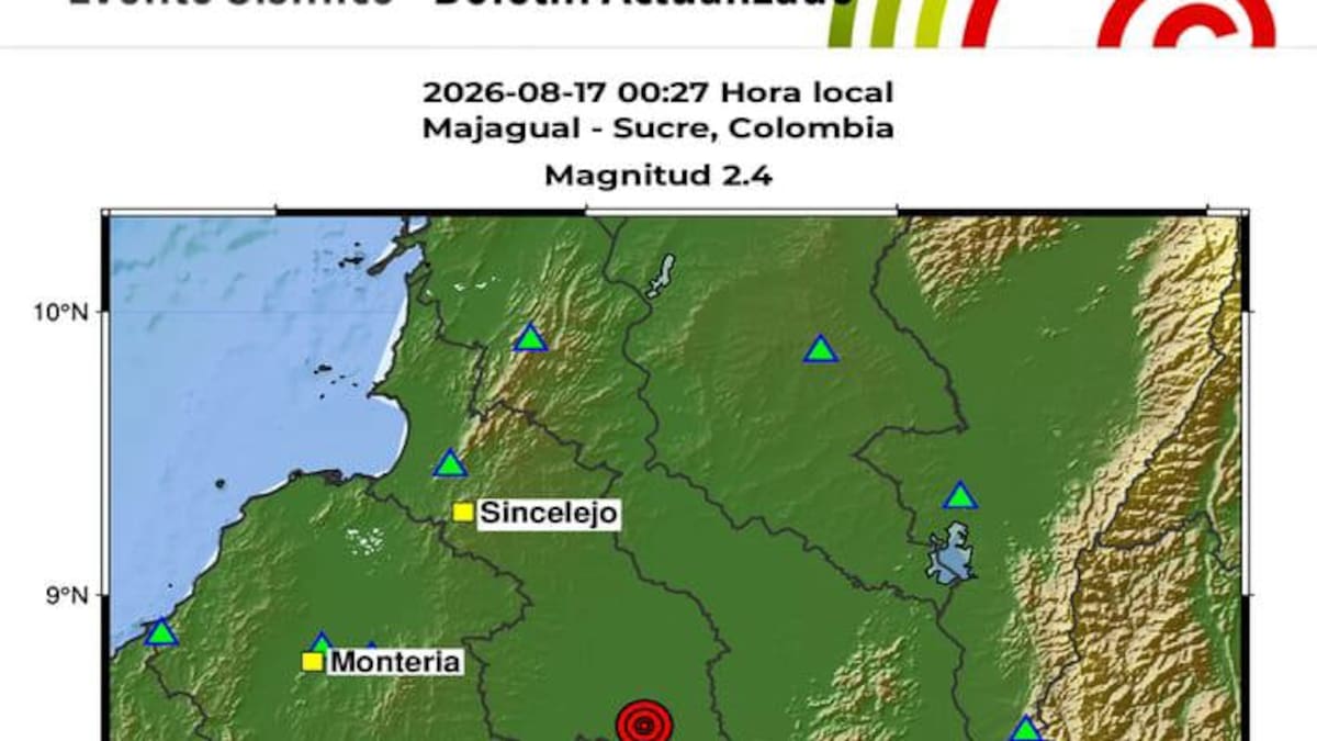 Nuevos sismos en el sur de Sucre en zona de influencia de la falla Romeral