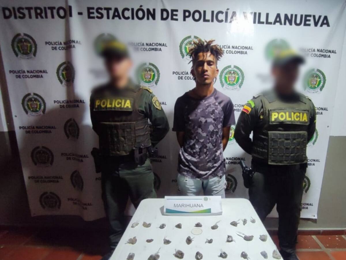 Cayó alias ‘Bob Patiño’, presunto expendedor de drogas en Villanueva, Bolívar