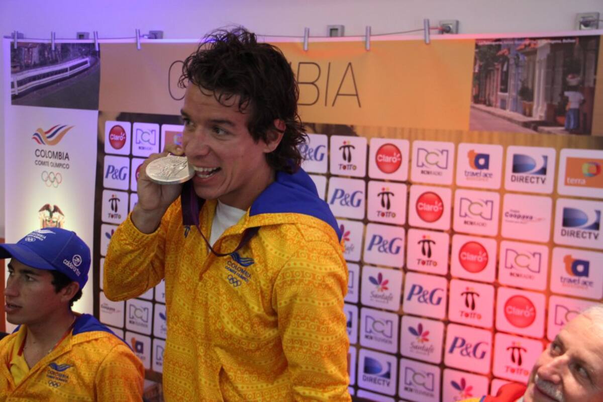 Rigoberto Urán logró hacerse con la medalla de plata en Londres 2012 en la competencia de ciclismo en ruta. 
