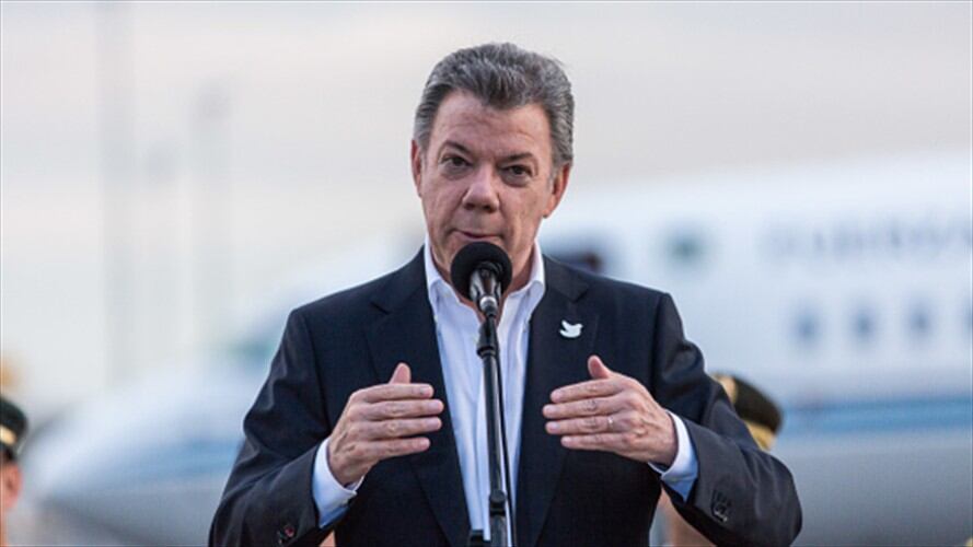 El jefe de Estado consideró que el encuentro "es simplemente la demostración que uno se puede sentar a reconciliarse ". Foto: Colprensa