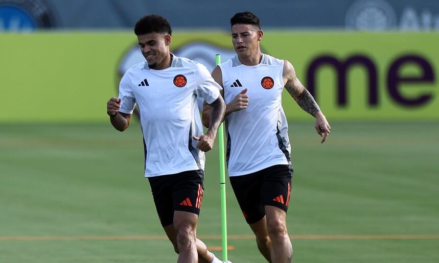 Luis Díaz y James Rodríguez / Getty Images