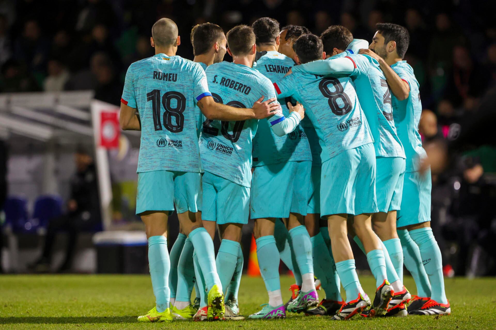 Los catalanes se clasificaron a los cuartos de final de la Copa del Rey / Foto: EFE
