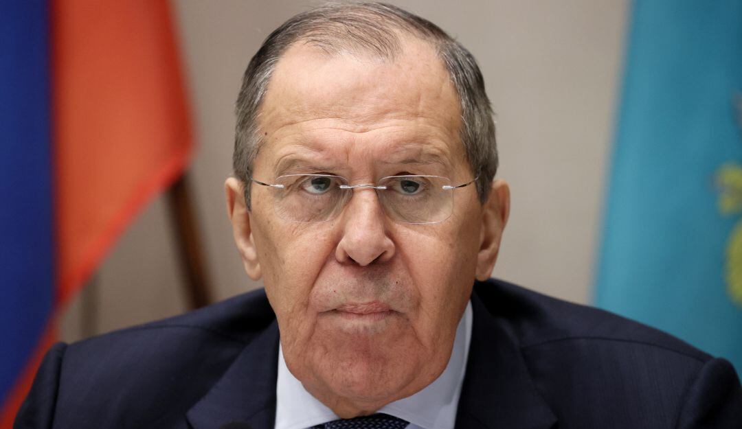 El canciller Lavrov en su reunión con Antony Blinken