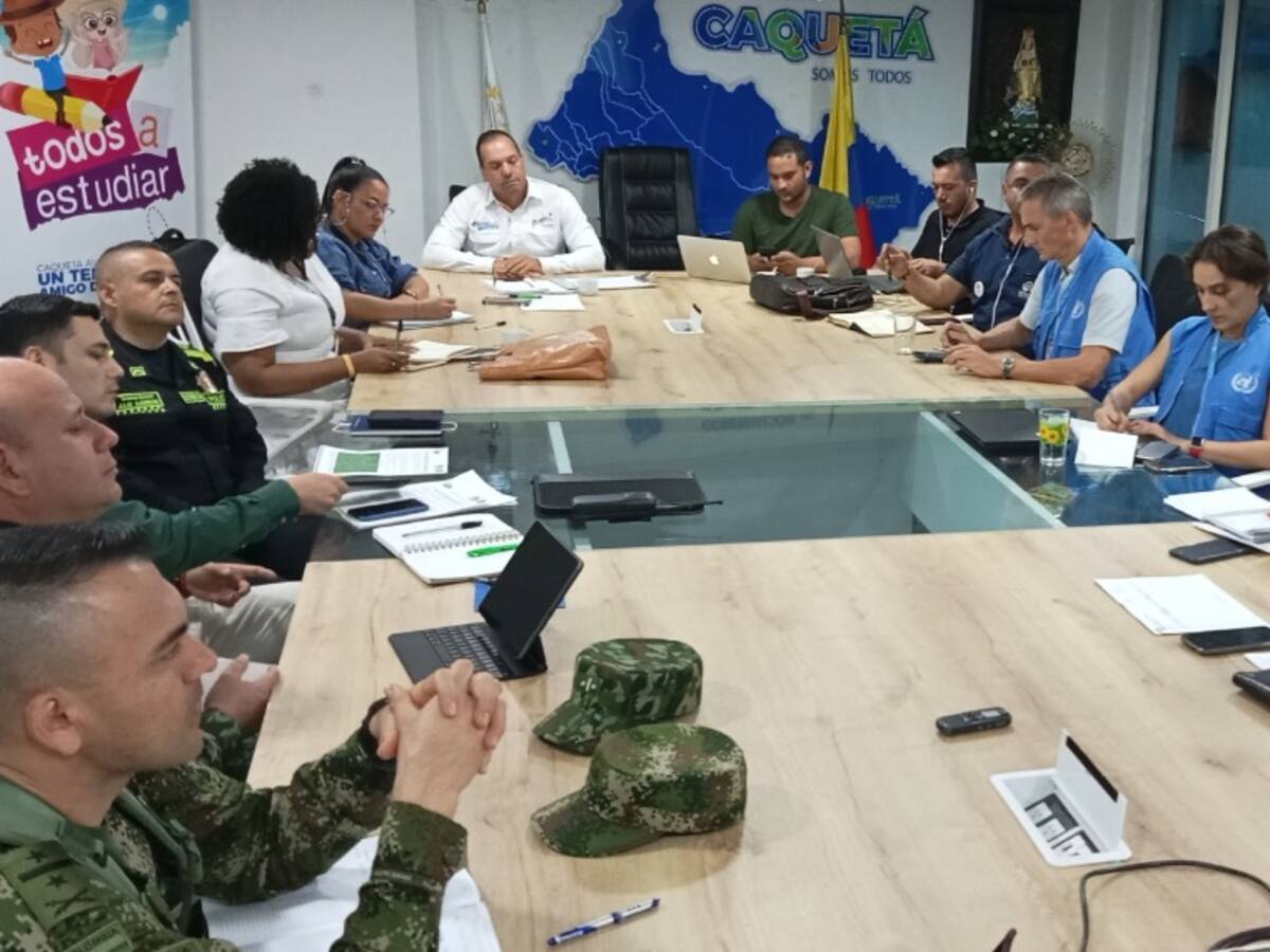 Seguridad de líderes sociales del Caquetá fue analizada por las autoridades