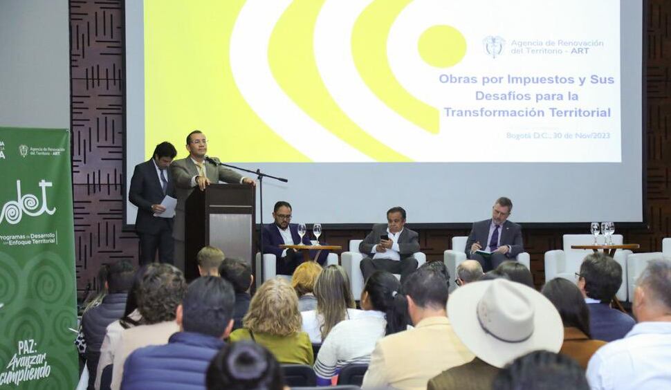 Dinamización de la Mesa Nacional de Obras por Impuestos, de la Agencia de Renovación del Territorio (ART).