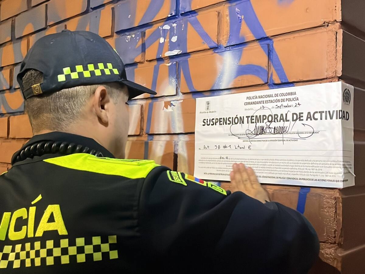 Medellín: Sellaron seis hoteles y moteles, en uno encontraron una menor de 14 años