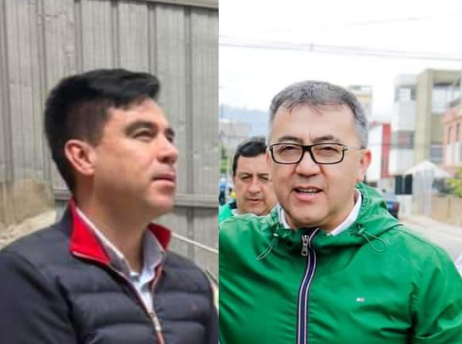 Mauricio Barón - alcalde electo de Sogamoso / Rigoberto Alfonso - alcalde saliente