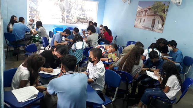 Brote de posible intoxicación en colegio de Santa Marta deja varios estudiantes afectados/ Alcaldía de Santa Marta.