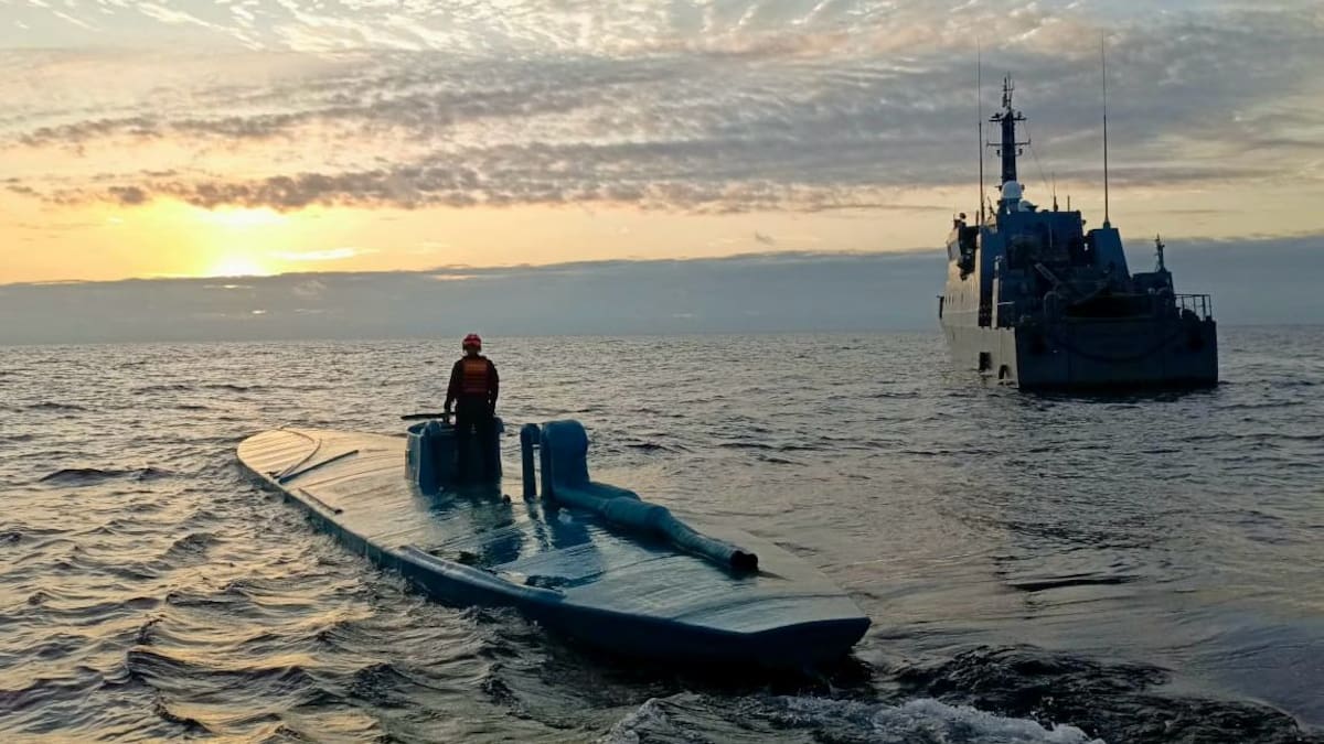 Así cayeron los seis semisumergibles incautados por la Armada de Colombia