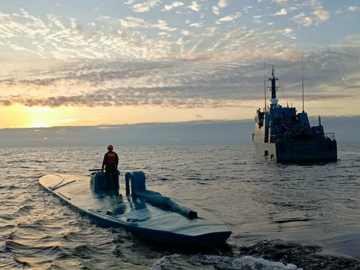 Así cayeron los seis semisumergibles incautados por la Armada de Colombia