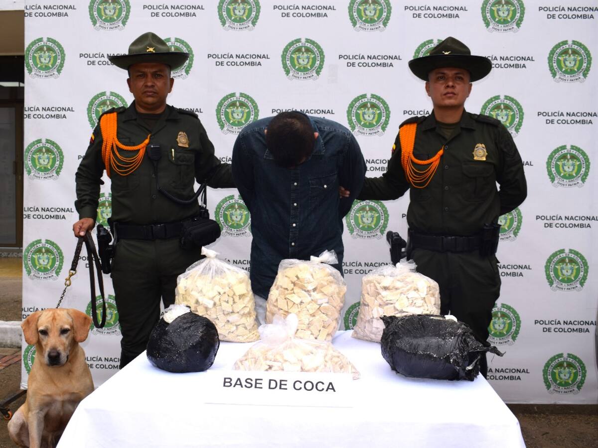 Golpe a bandas del narcotráfico asesto la policía en vías de Caquetá