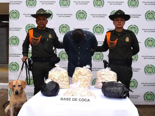 14.1 kilogramos de base de cocaína incautada en Caquetá.