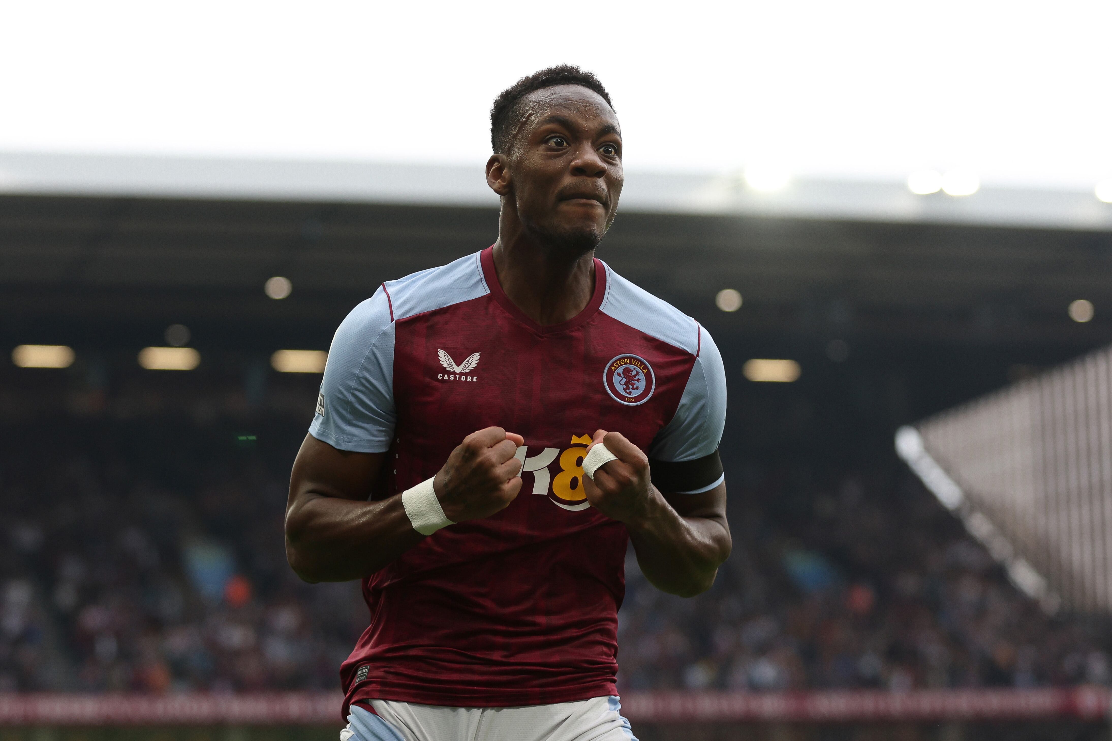 Jhon Jáder Durán con Aston Villa (Photo by Neville Williams/Aston Villa FC via Getty Images)