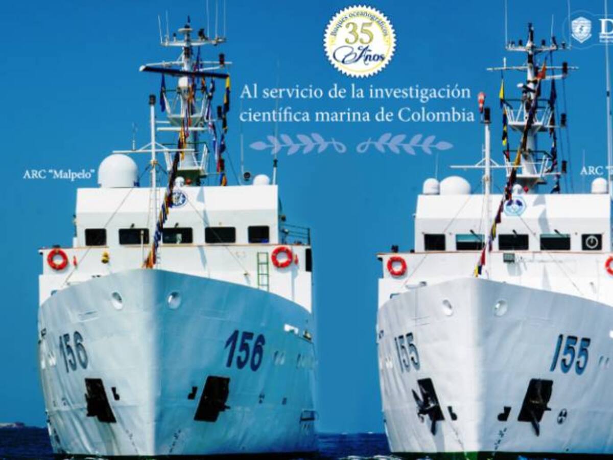 Buques oceanográficos ARC Providencia y ARC Malpelo cumplen 35 años