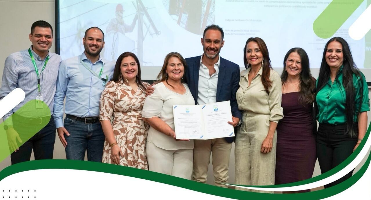 CENS se convierte en la primera empresa del oriente colombiano con el sello “Carbono Neutro”. / Foto: @CENSGrupoEPM