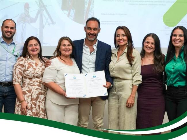 CENS se convierte en la primera empresa del oriente colombiano con el sello “Carbono Neutro”. / Foto: @CENSGrupoEPM