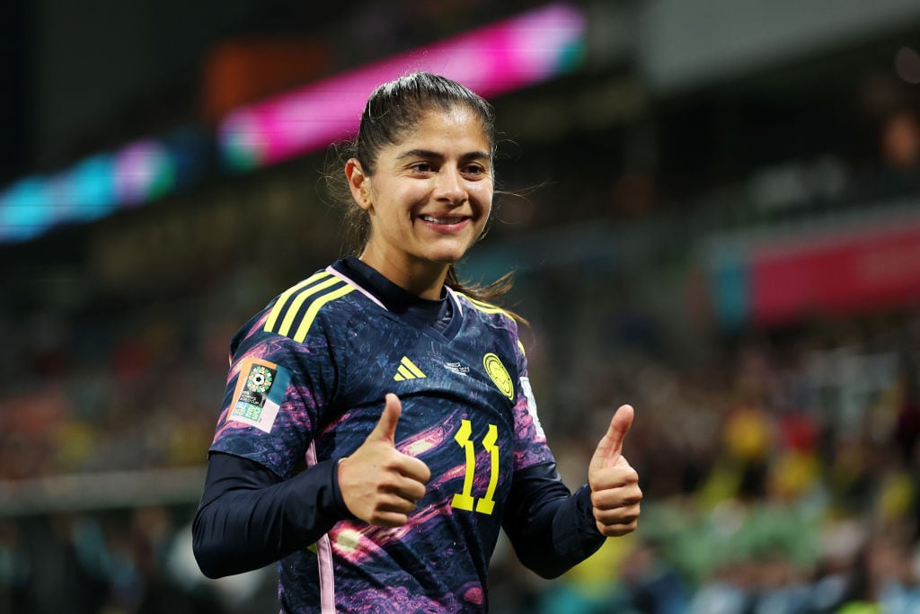 Catalina Usme, capitana de la Selección Colombia. Foto: Getty Images.