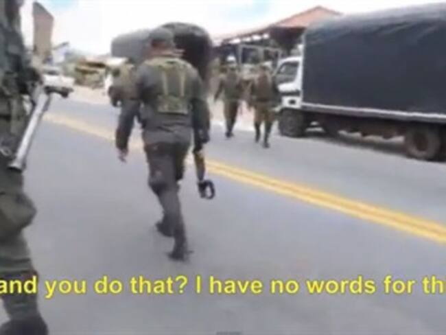 Video de Youtube muestra excesos de la Policía sobre campesinos
