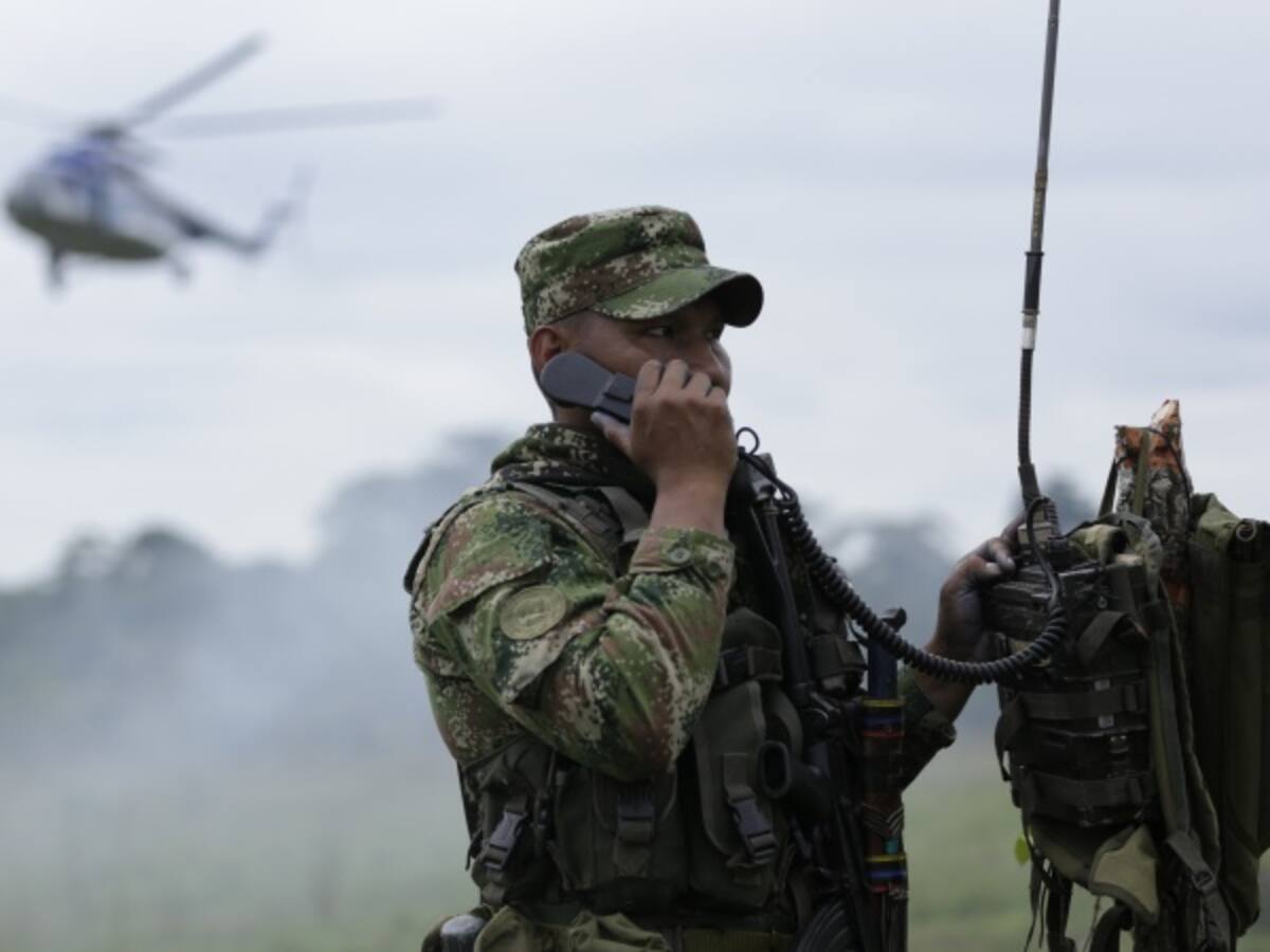 Dos guerrilleros muertos y un herido dejo operación militar en Arauca