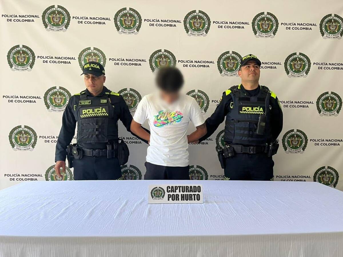 Capturan en Manrique a ladrón de turista estadounidense: le robó joyas por $200 millones