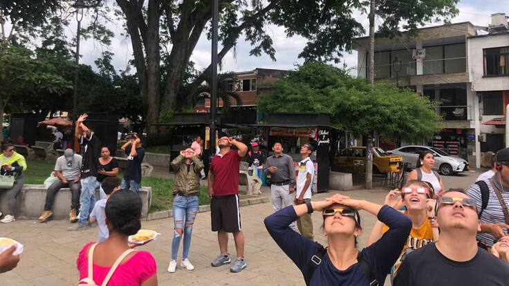 Informe eclipse La Tebaida, Quindío