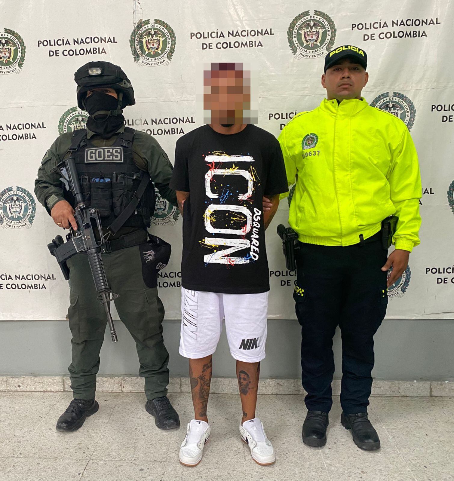 Capturado - Policía Metropolitana.