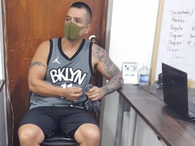 Fue detenido cuando salía de un gimnasio en Medellín.