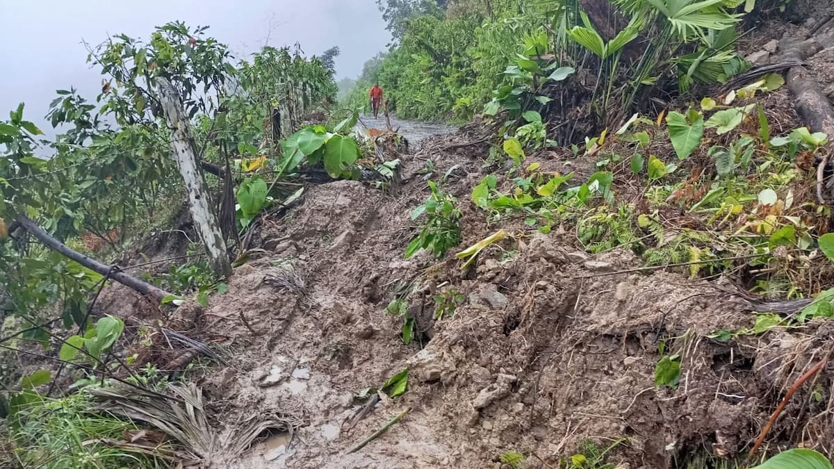 Vías afectadas, inundaciones y 12 municipios en alerta roja, dejan las lluvias en Santander
