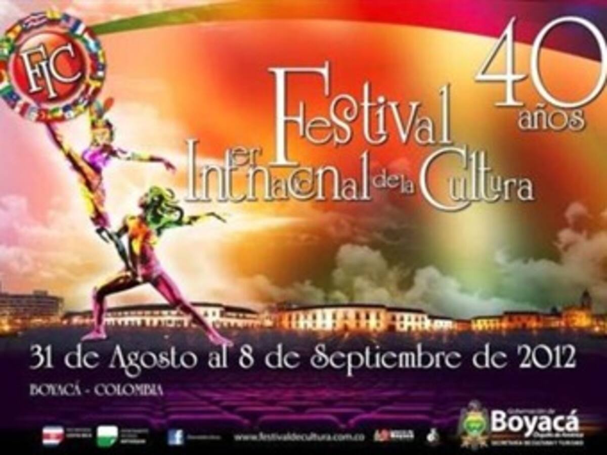 Comienza el 40º Festival Internacional de la Cultura en Boyacá