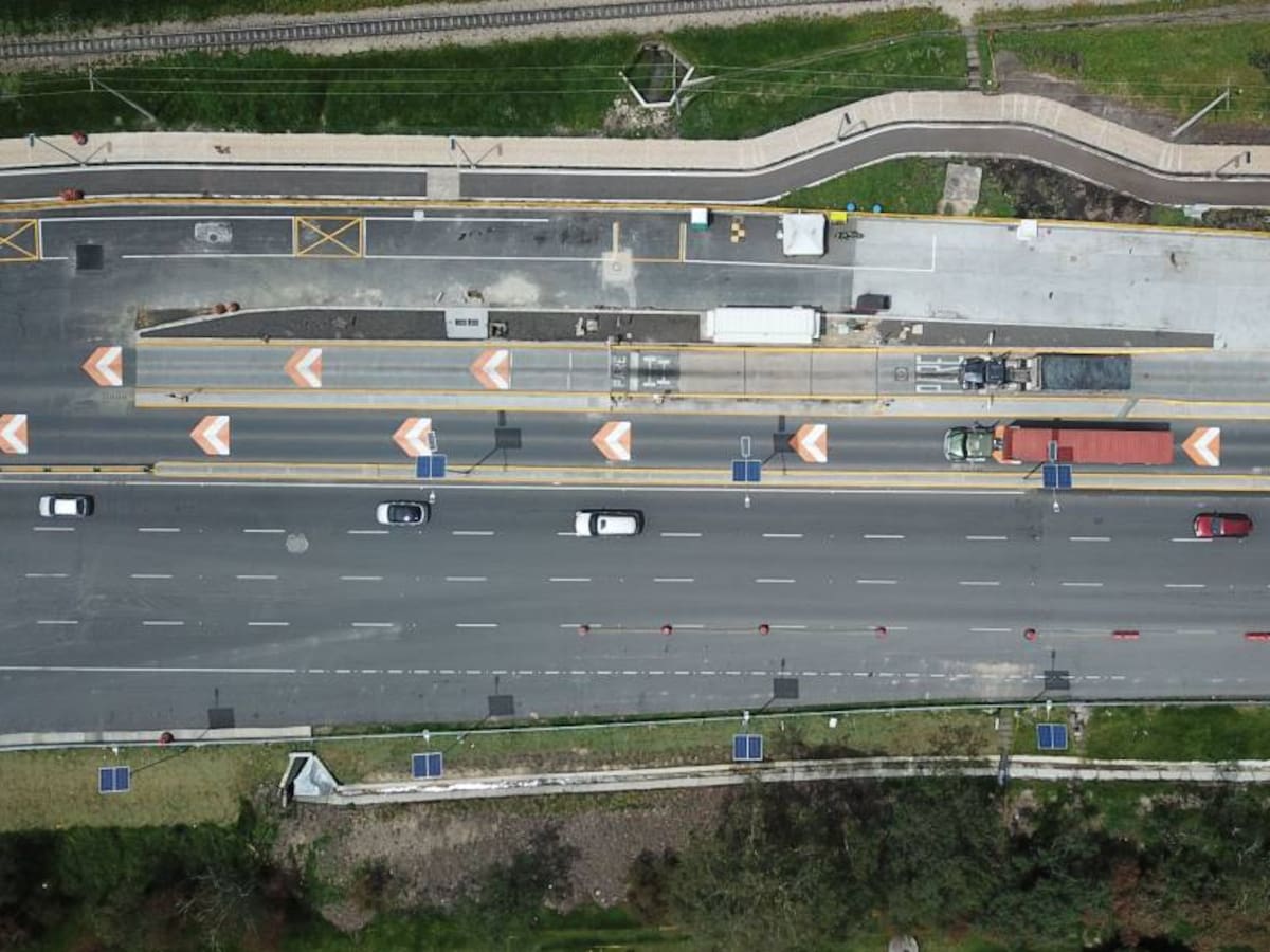 Nuevo ‘carril reversible’ para descongestionar la autopista norte en Bogotá