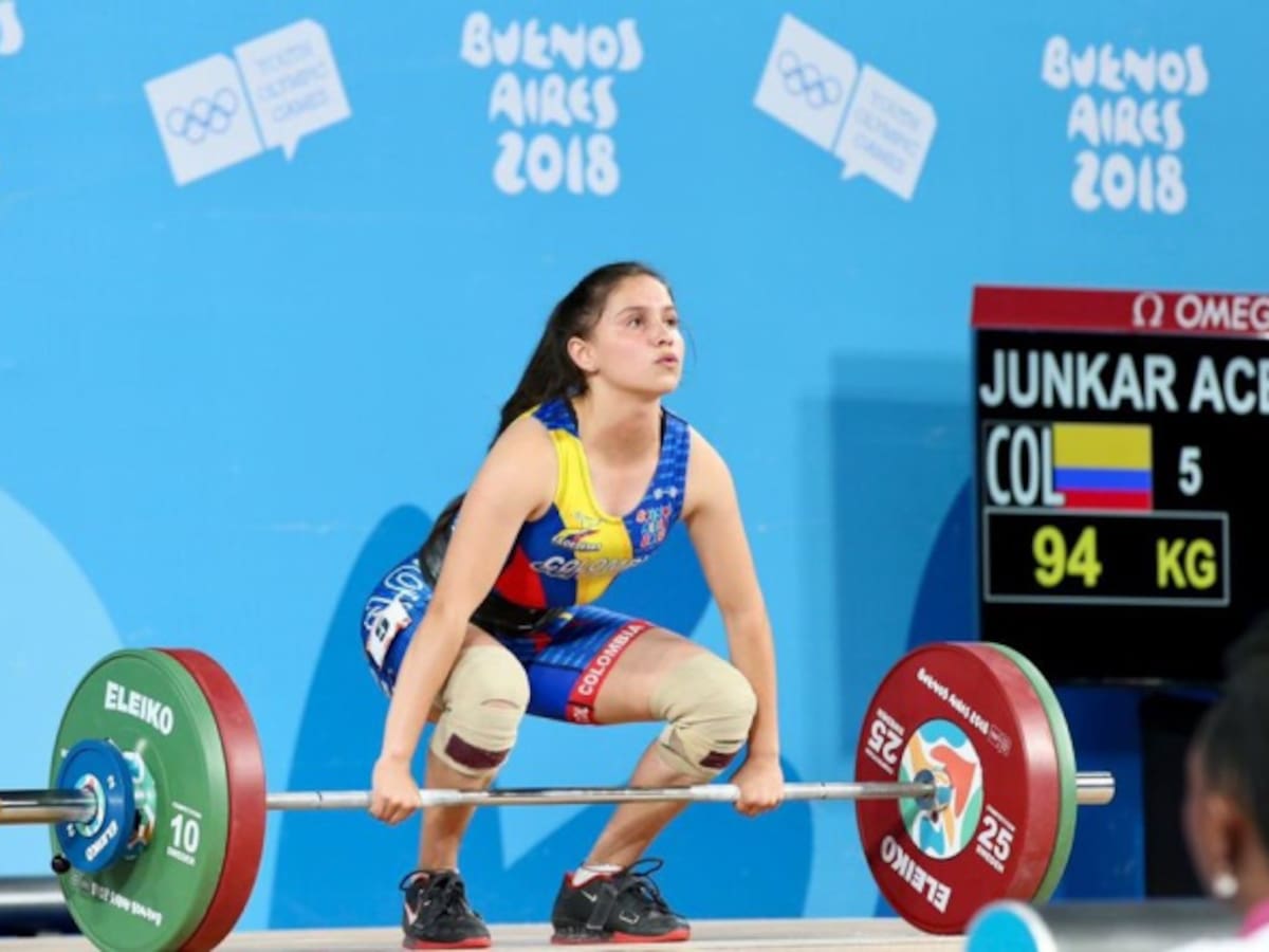 ¡Plata para Colombia! Kelly Junkar en el podio de Levantamiento de Pesas