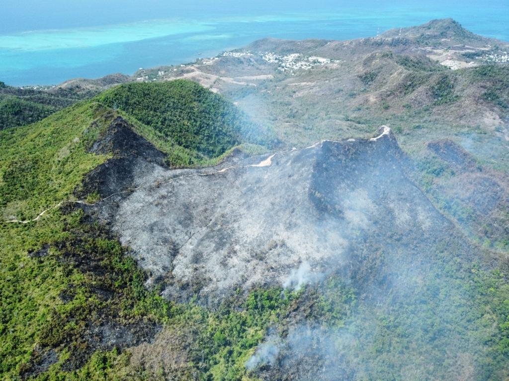 Incendio en Providencia./ Foto: Bomberos de Providencia