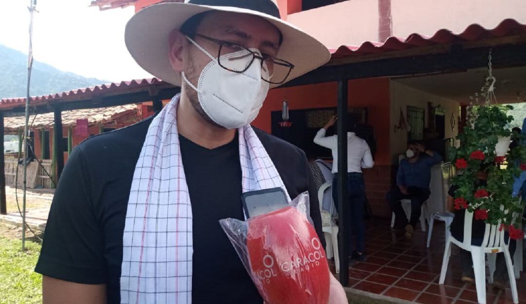 Gobernador de Caldas, Luis Carlos Velásquez.