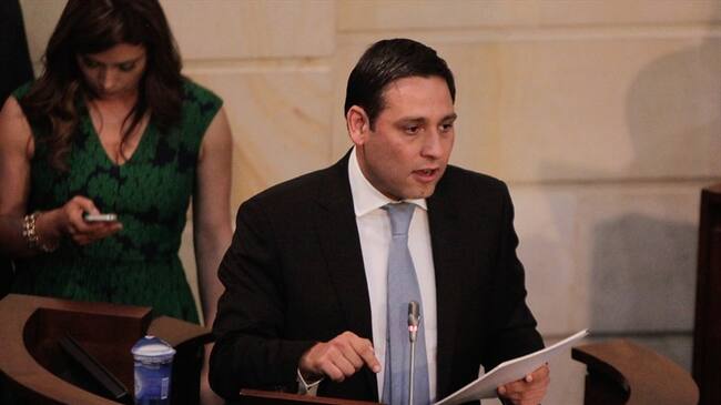 Mauricio Lizcano, presidente del Senado. Foto: Colprensa