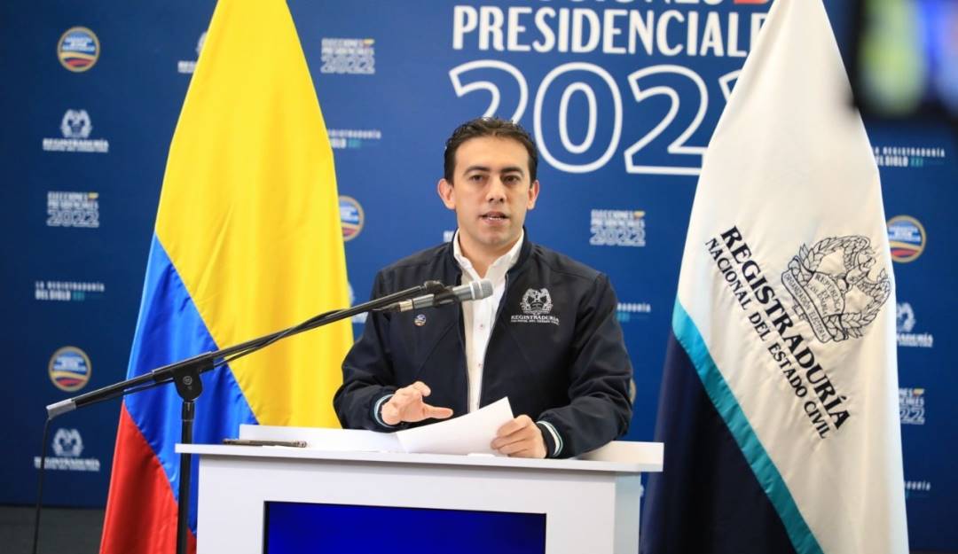 El registrador nacional, Alexander Vega,