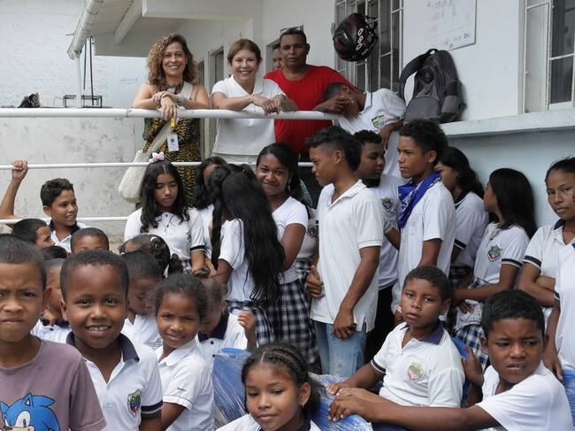 Cien niños del corregimiento de San José de Chiquito de Turbaco beneficiados con dotación
