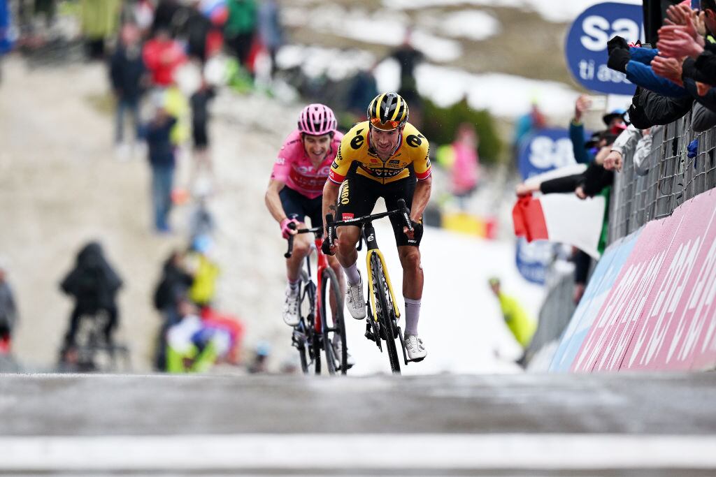 Primoz Roglic y Geraint Thomas, candidatos al título del Giro de Italia (Photo by Stuart Franklin/Getty Images,)