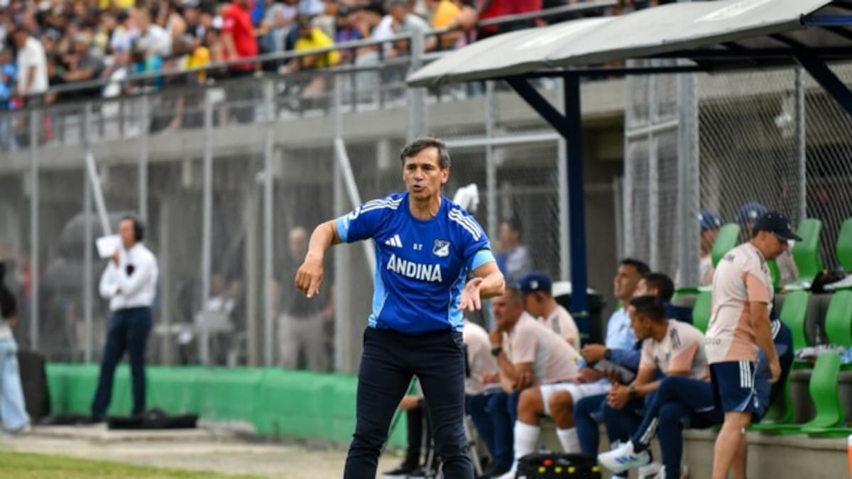 Estas fueron las estadísticas de Fabián Bustos como DT de Millonarios: partidos, derrotas y más
