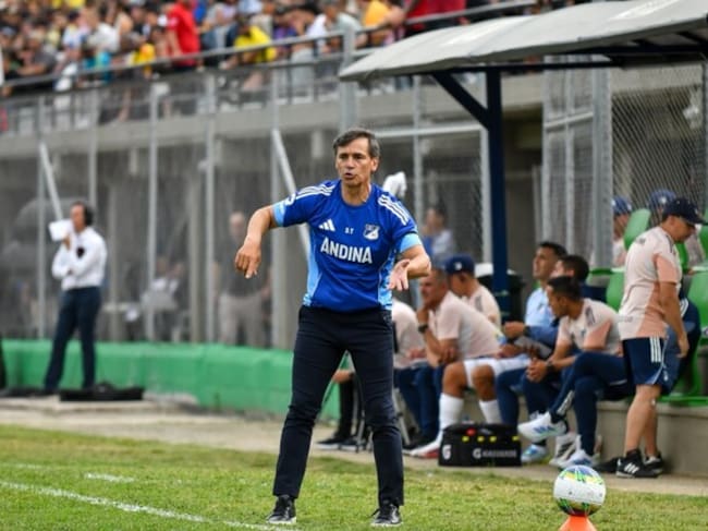 Fabián Bustos, DT de Millonarios / Colprensa.