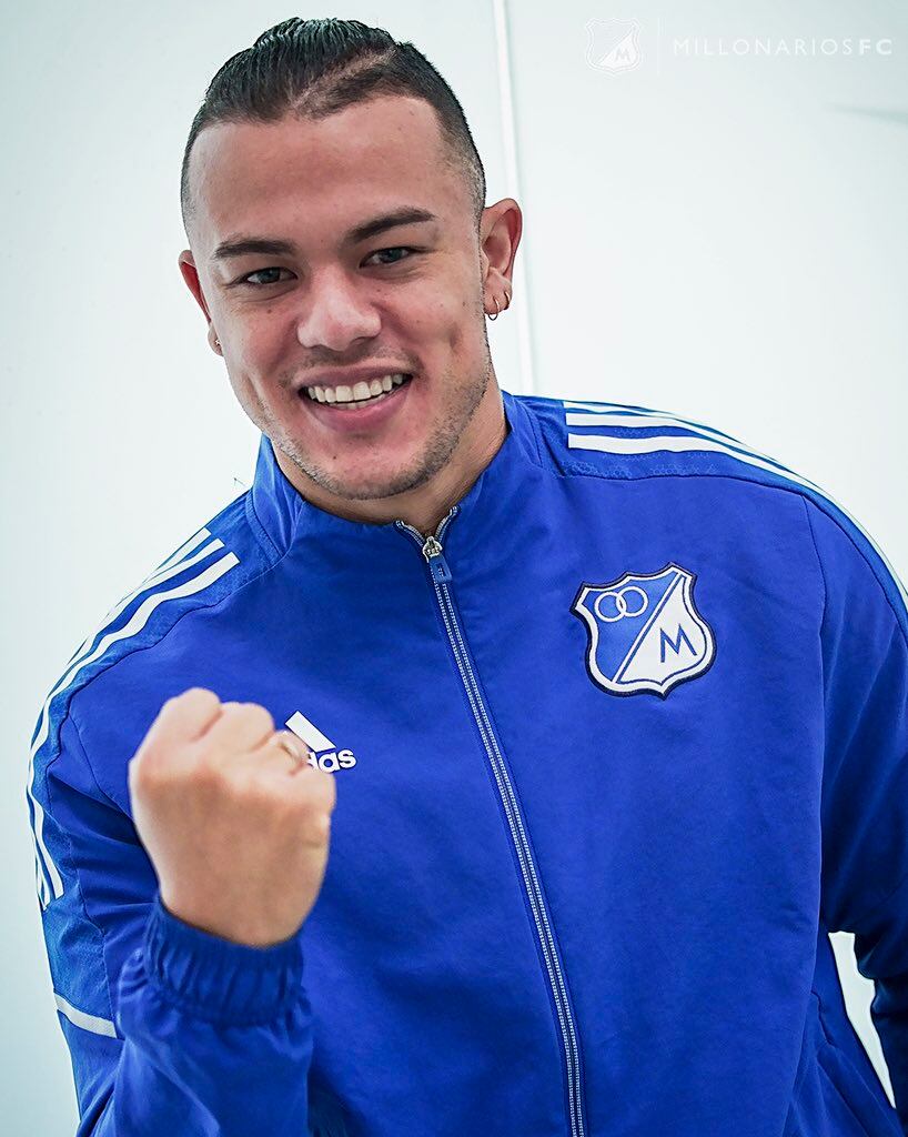 Leonardo Castro, delantero de Millonarios / Twitter @MillosFCOficial