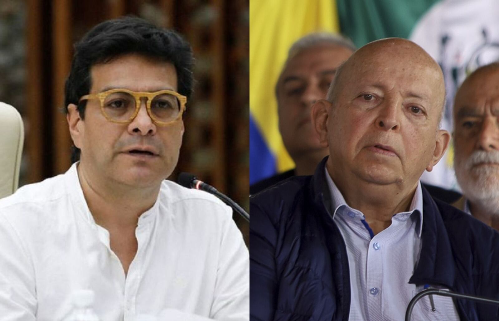 Danilo Rueda y Otty Patiño. Fotos: Suministradas.