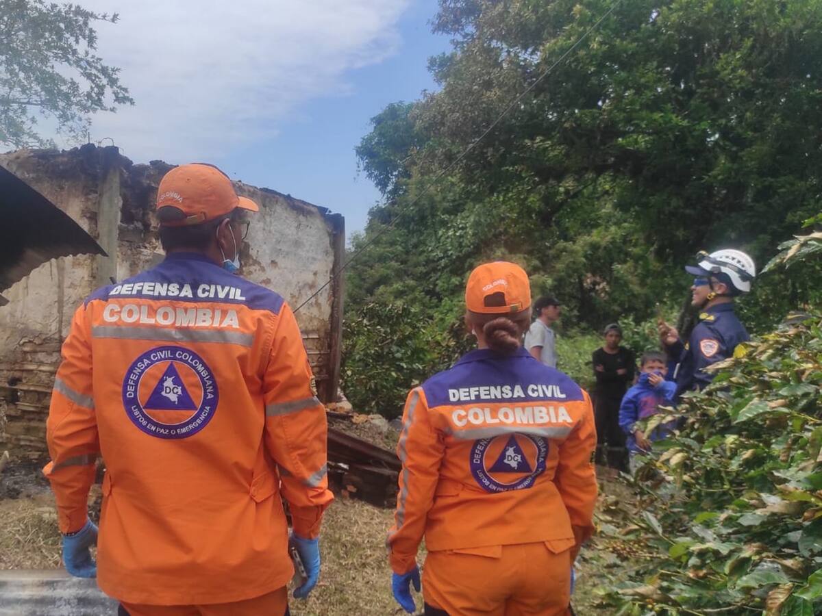 Adulta mayor perdió la vida en un incendio estructural en Chaparral, Tolima