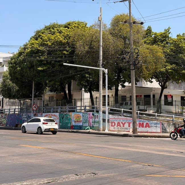 Las cámaras se están instalando en diferentes puntos de la ciudad. // Alcaldía de Cartagena