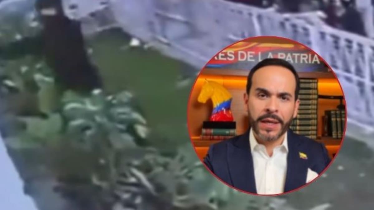 VIDEO | Denuncian ataque contra la casa de campaña de Abelardo de la Espriella en Bucaramanga