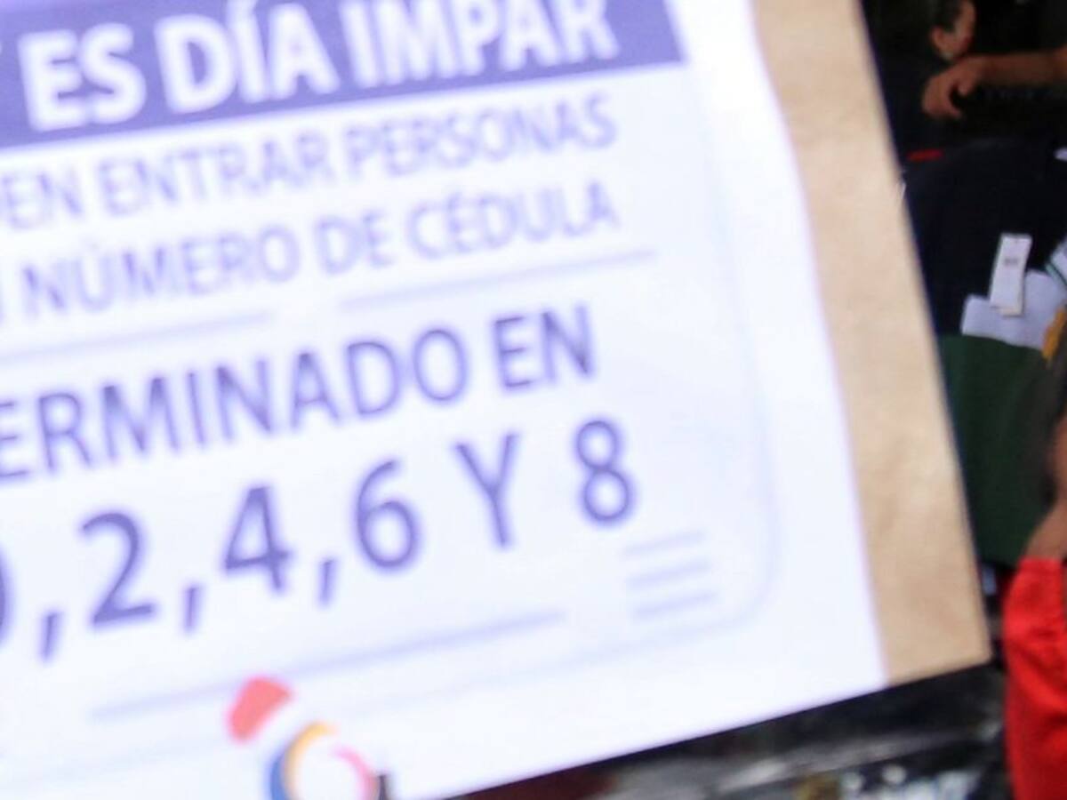 Se levanta el pico y cédula, regresa el pico y placa a Cartagena