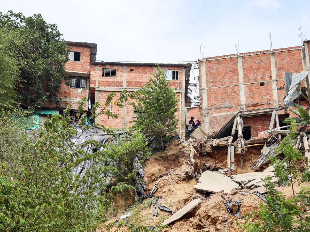 Intervendrán Asomiflor, sector en alto riesgo de colapso en Floridablanca